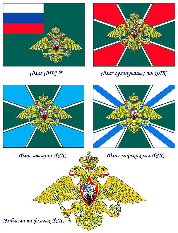 Флаги военных подразделений россии фото с названиями Флаги российских пограничников
